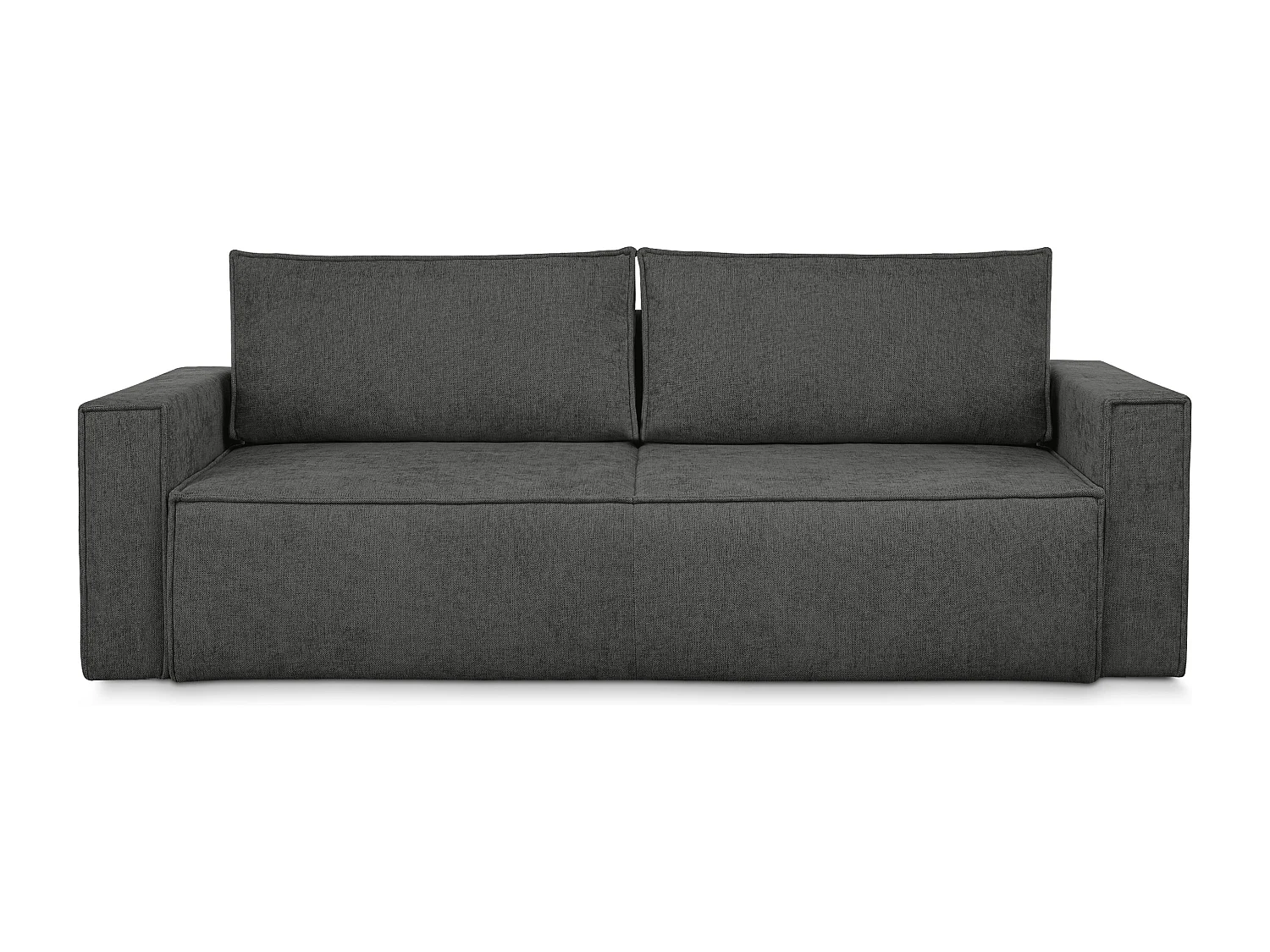 Sofa 3 Sitzer - mit Schlaffunktion - Modern - silber - NAPI II