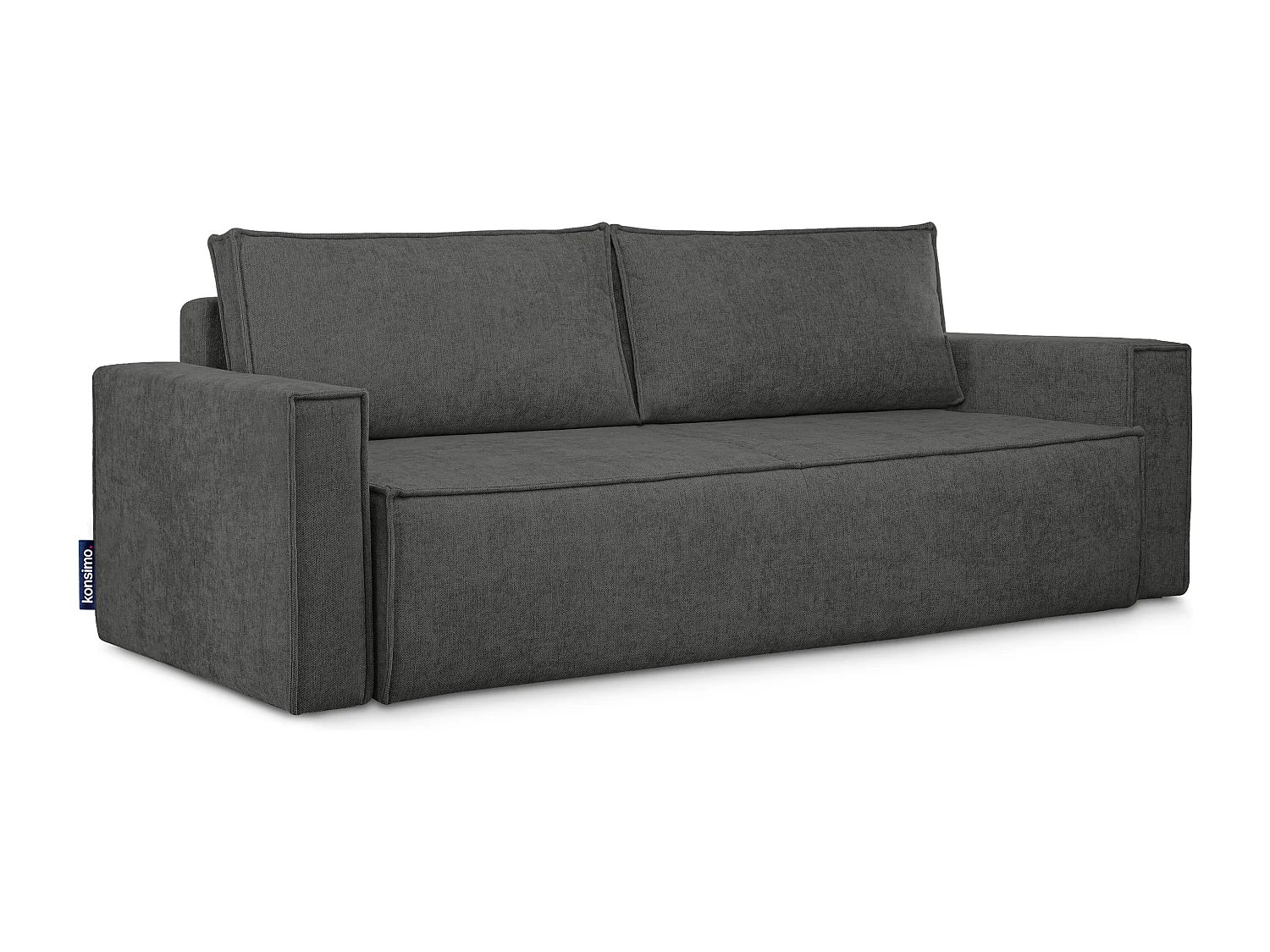 Sofa 3 Sitzer - mit Schlaffunktion - Modern - silber - NAPI II