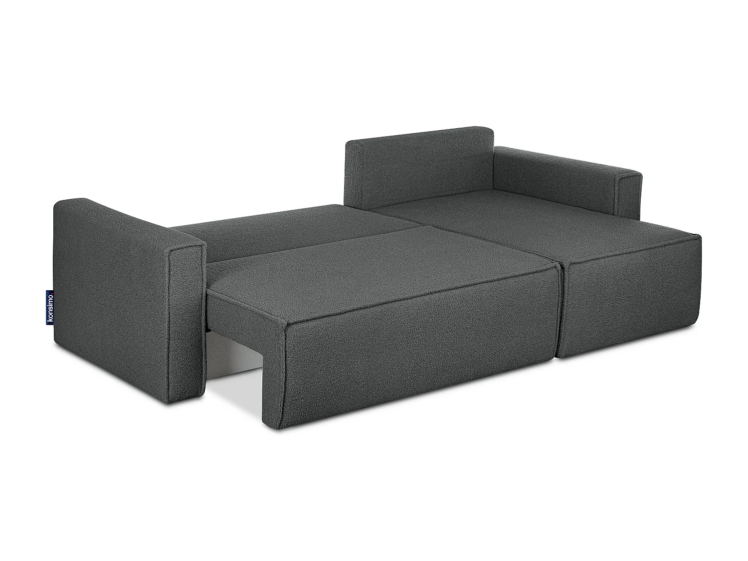 Ecksofa Big links/rechts - mit Schlaffunktion - Modern - graphit - NAPI II