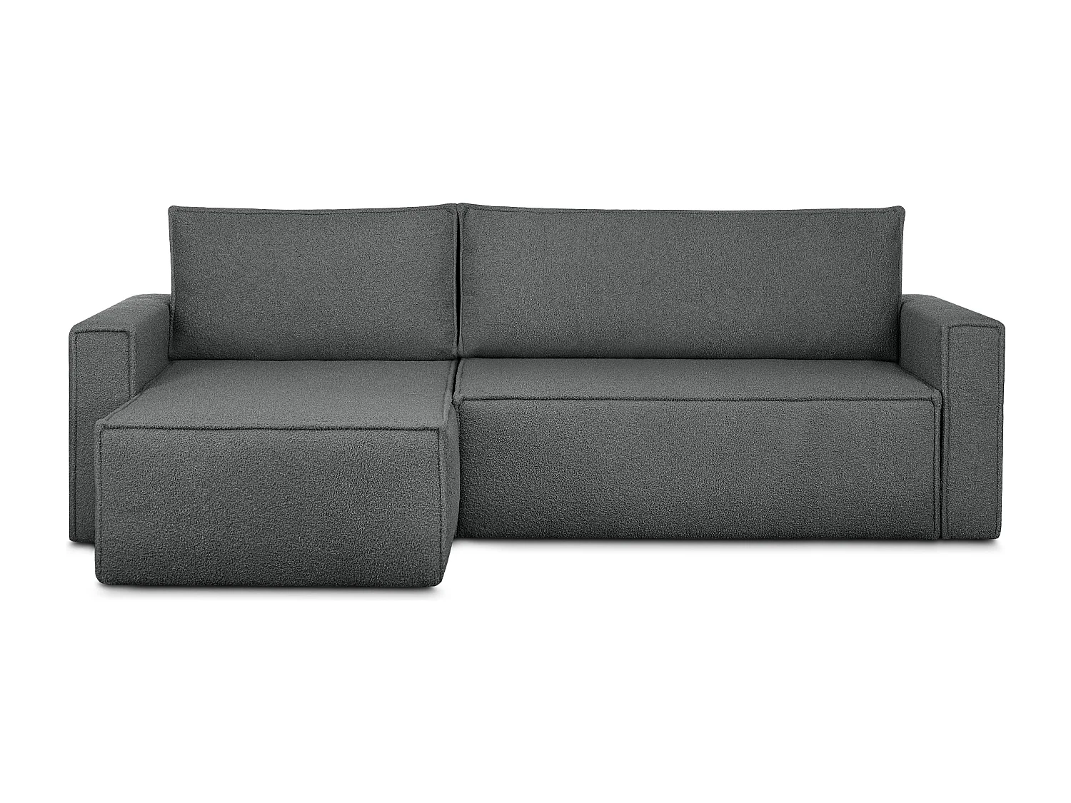 Ecksofa Big links/rechts - mit Schlaffunktion - Modern - graphit - NAPI II