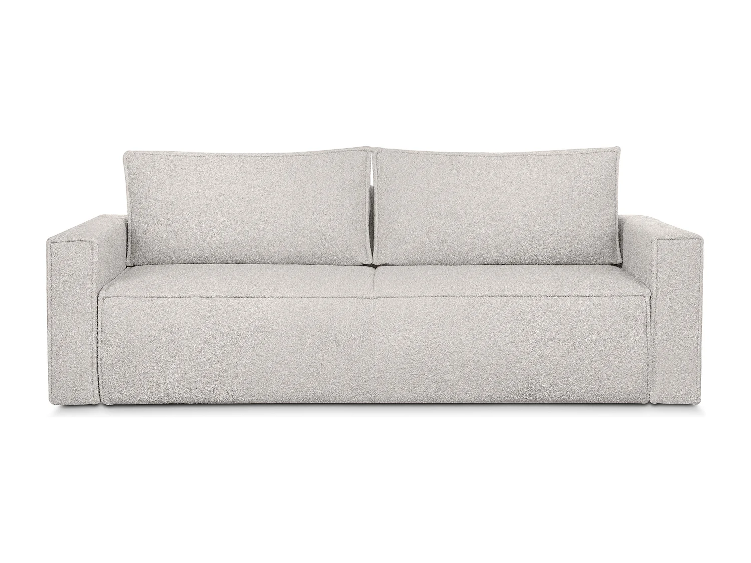 Sofa 3 Sitzer - mit Schlaffunktion - Modern - weiß - NAPI II