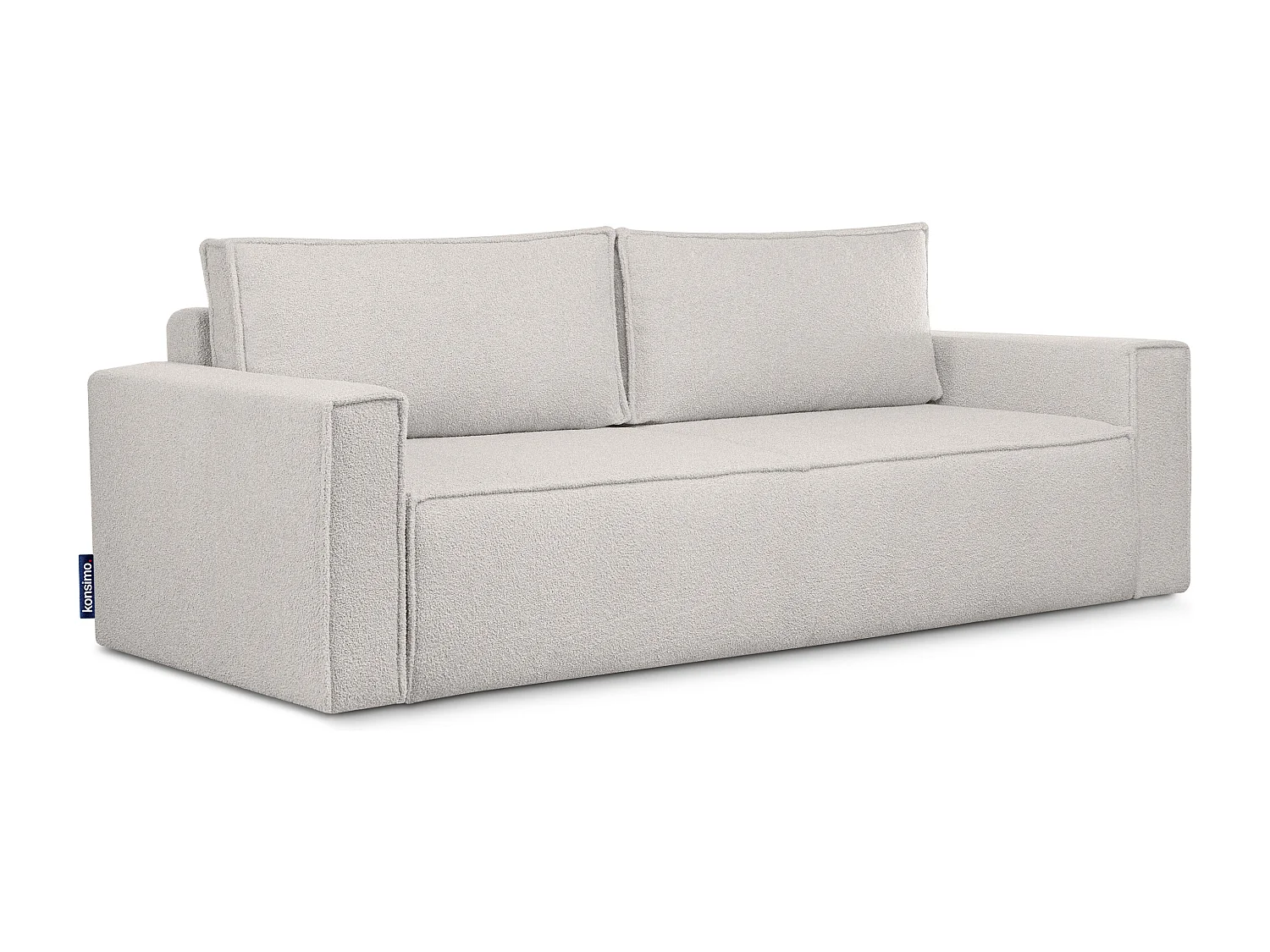 Sofa 3 Sitzer - mit Schlaffunktion - Modern - weiß - NAPI II