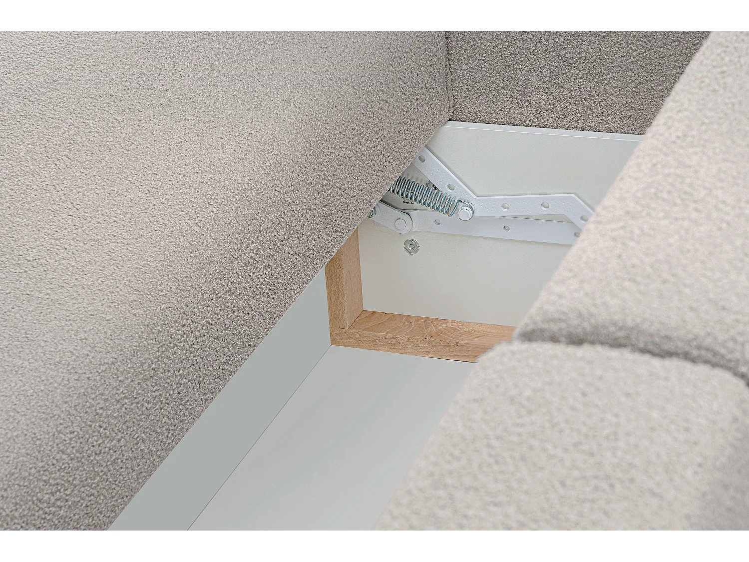 Sofa 3 Sitzer - mit Schlaffunktion - Modern - weiß - NAPI II