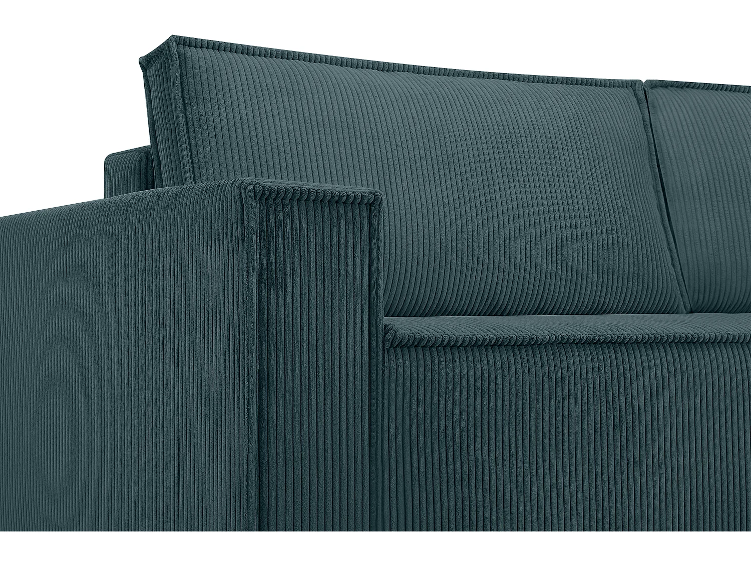 Schlafsofa in Pet Friendly Cord-Stoff - blau - NAPI