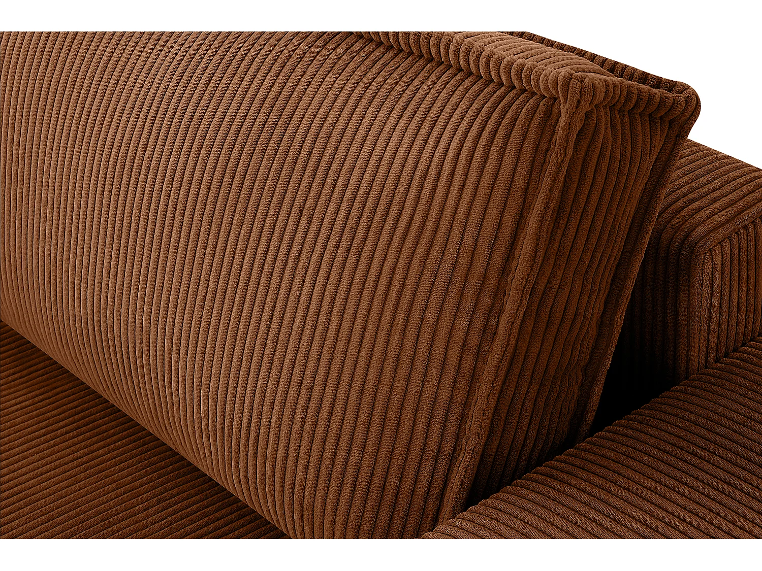 Schlafsofa in Pet Friendly Cord-Stoff - rot - NAPI