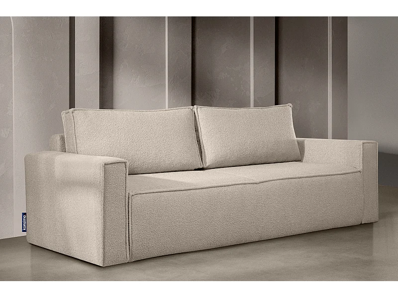 Sofa 3 Sitzer - mit Schlaffunktion - Modern - elfenbein - NAPI II
