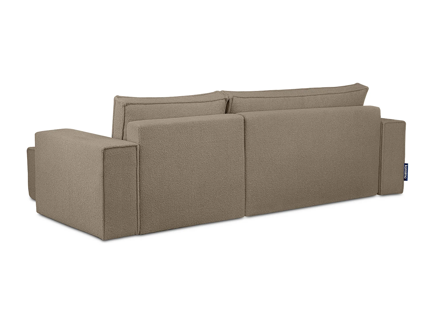 Ecksofa Big links/rechts - mit Schlaffunktion - Pet Friendly Stoff - graubeige - NAPI II