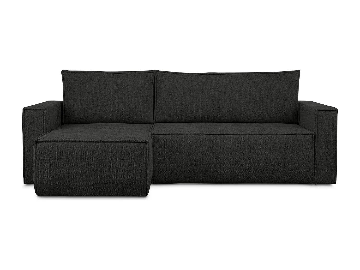 Universal Ecksofa links oder rechts - mit Schlaffunktion - Modern - anthrazit - NAPI II