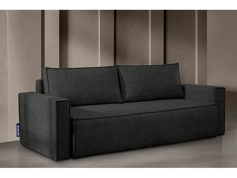 Sofa 3 Sitzer - mit Schlaffunktion - Modern - anthrazit - NAPI II