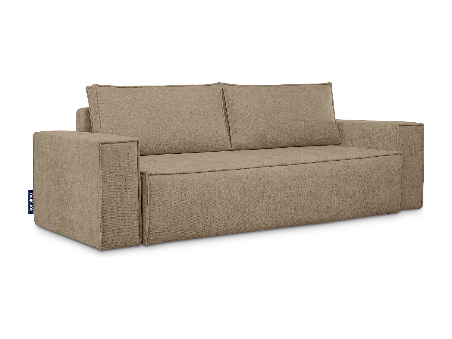 Sofa 3 Sitzer - mit Schlaffunktion - Modern - hellbraun - NAPI II