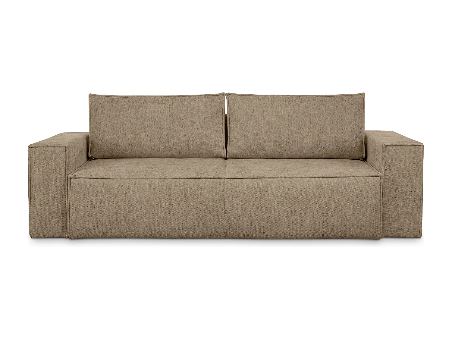 Sofa 3 Sitzer - mit Schlaffunktion - Modern - hellbraun - NAPI II