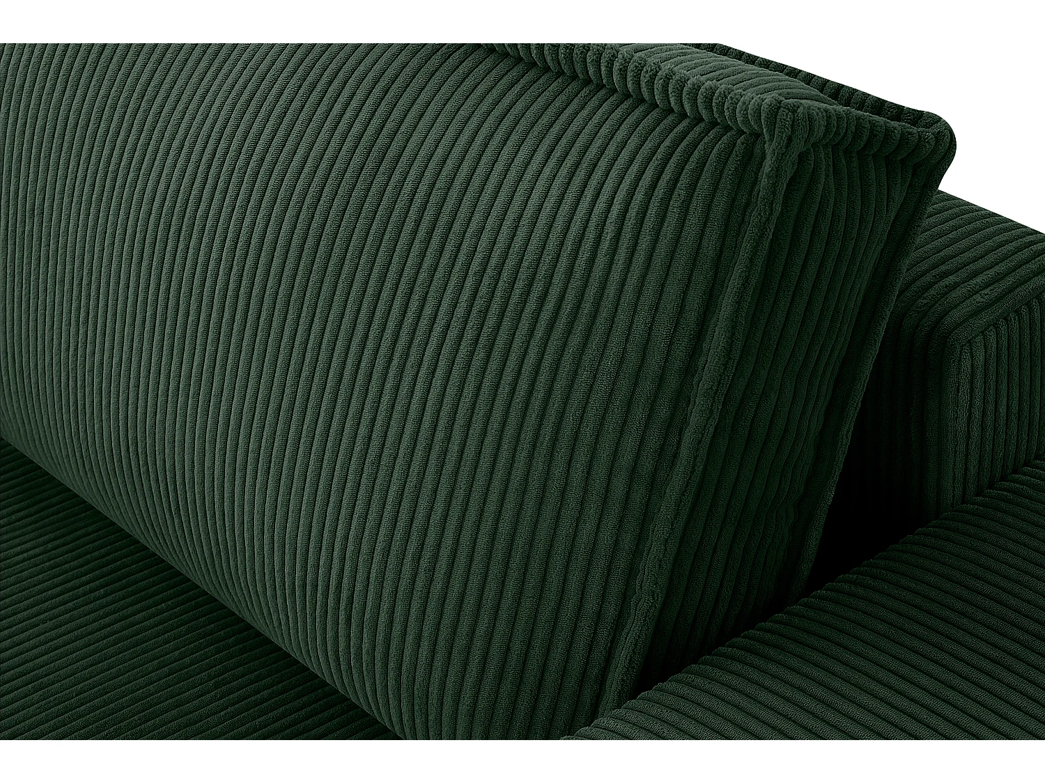 Schlafsofa in Pet Friendly Cord-Stoff - dunkelgrün - NAPI