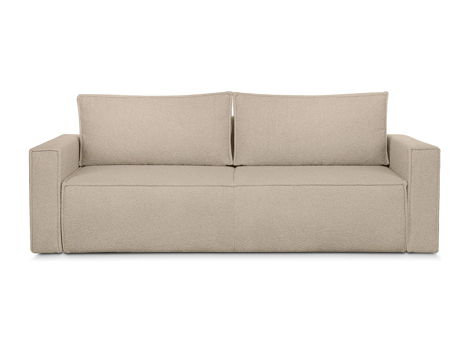 Sofa 3 Sitzer - mit Schlaffunktion - Modern - hellbeige - NAPI II