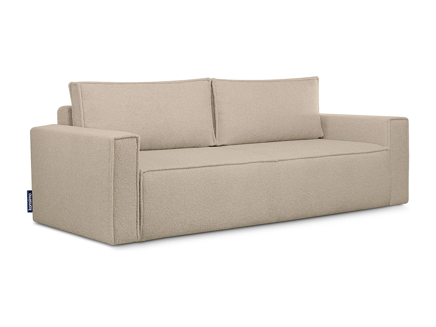Sofa 3 Sitzer - mit Schlaffunktion - Modern - hellbeige - NAPI II
