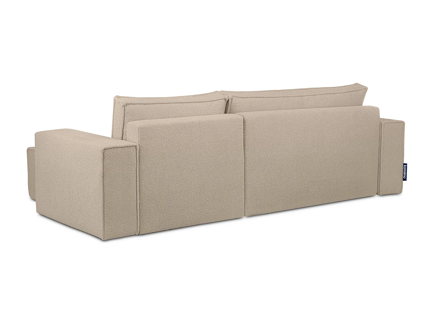 Ecksofa Big links/rechts - mit Schlaffunktion - Pet FriendlyStoff - hellbeige - NAPI II