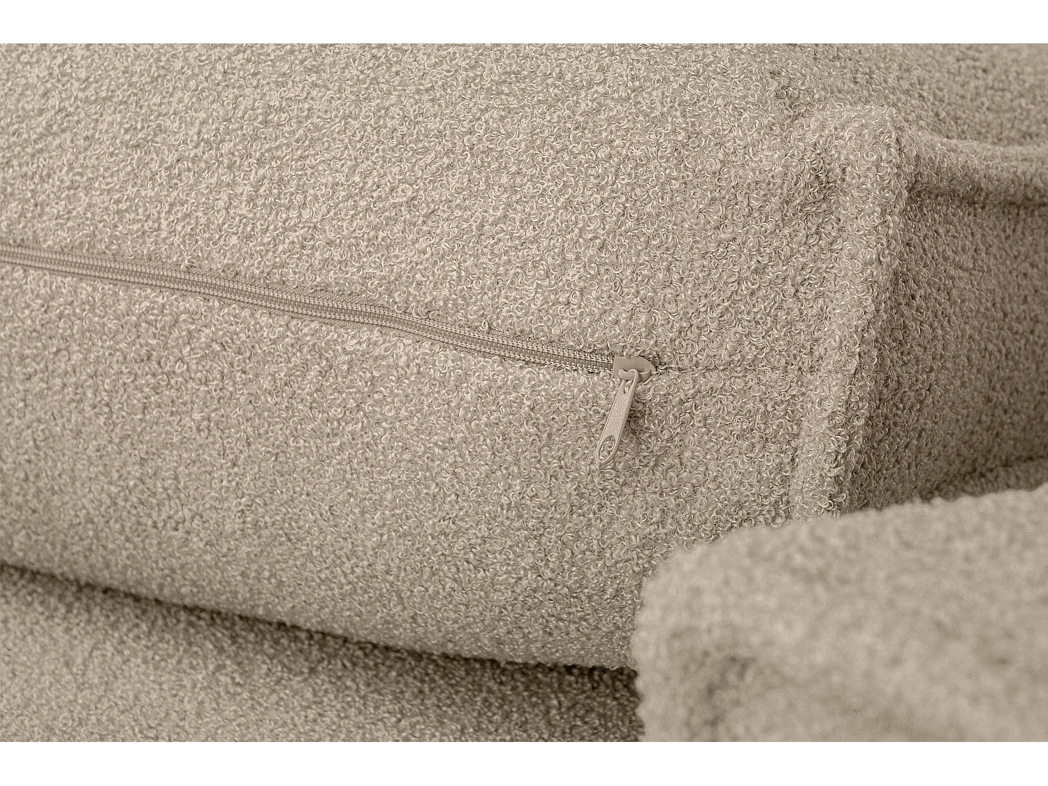 Ecksofa Big links/rechts - mit Schlaffunktion - Pet FriendlyStoff - hellbeige - NAPI II