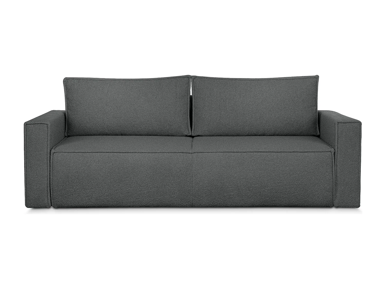 Sofa 3 Sitzer - mit Schlaffunktion - Modern - graphit - NAPI II