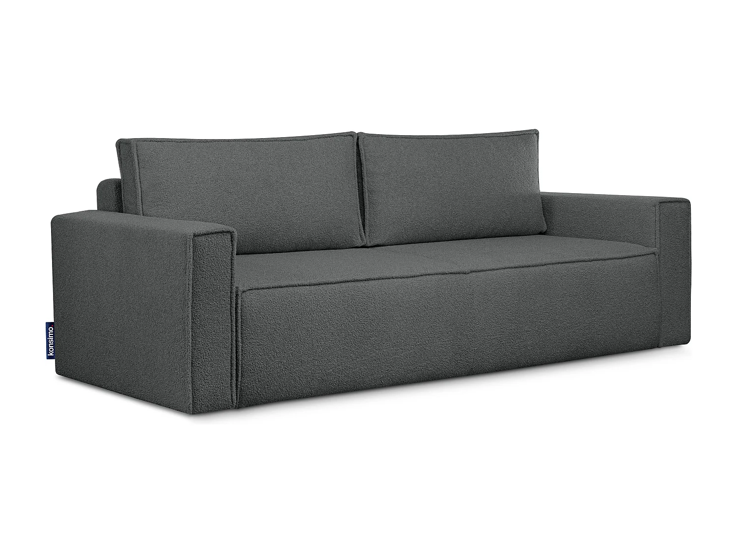 Sofa 3 Sitzer - mit Schlaffunktion - Modern - graphit - NAPI II
