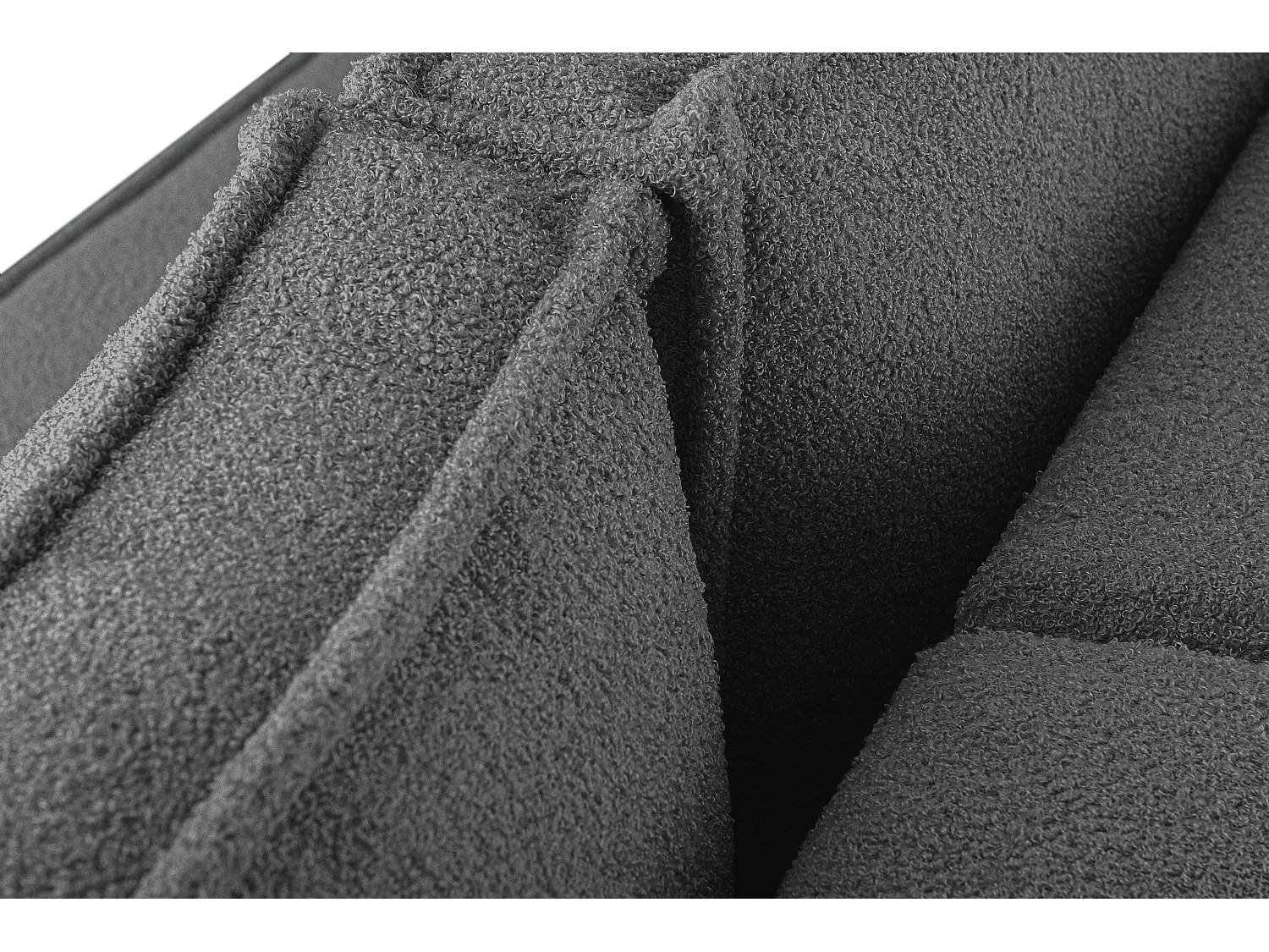 Sofa 3 Sitzer - mit Schlaffunktion - Modern - graphit - NAPI II