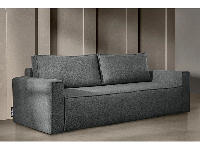 Sofa 3 Sitzer - mit Schlaffunktion - Modern - graphit - NAPI II