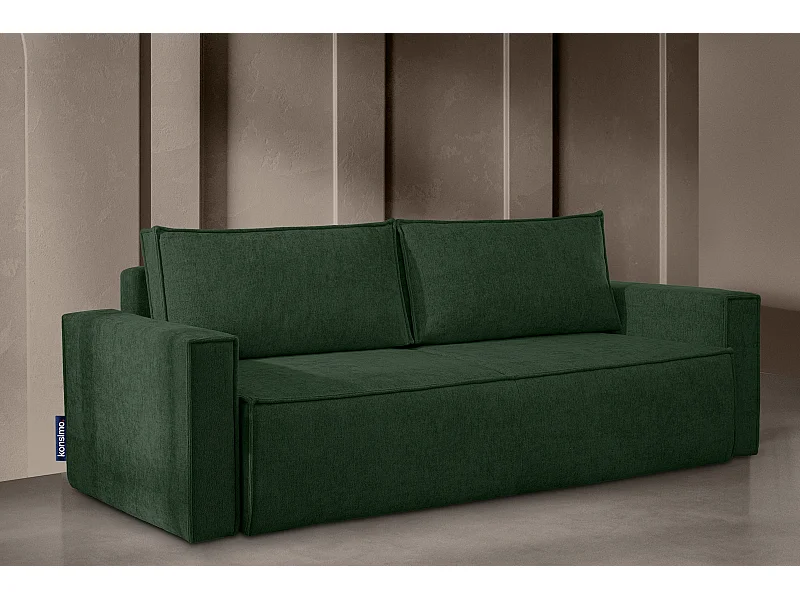 Sofa 3 Sitzer - mit Schlaffunktion - Modern - grün - NAPI II