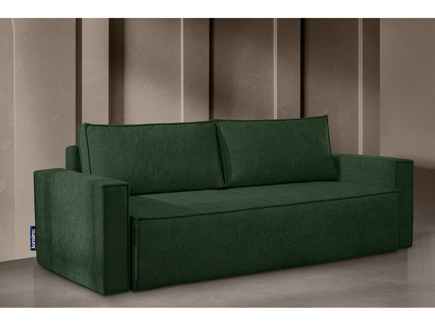 Sofa 3 Sitzer - mit Schlaffunktion - Modern - grün - NAPI II