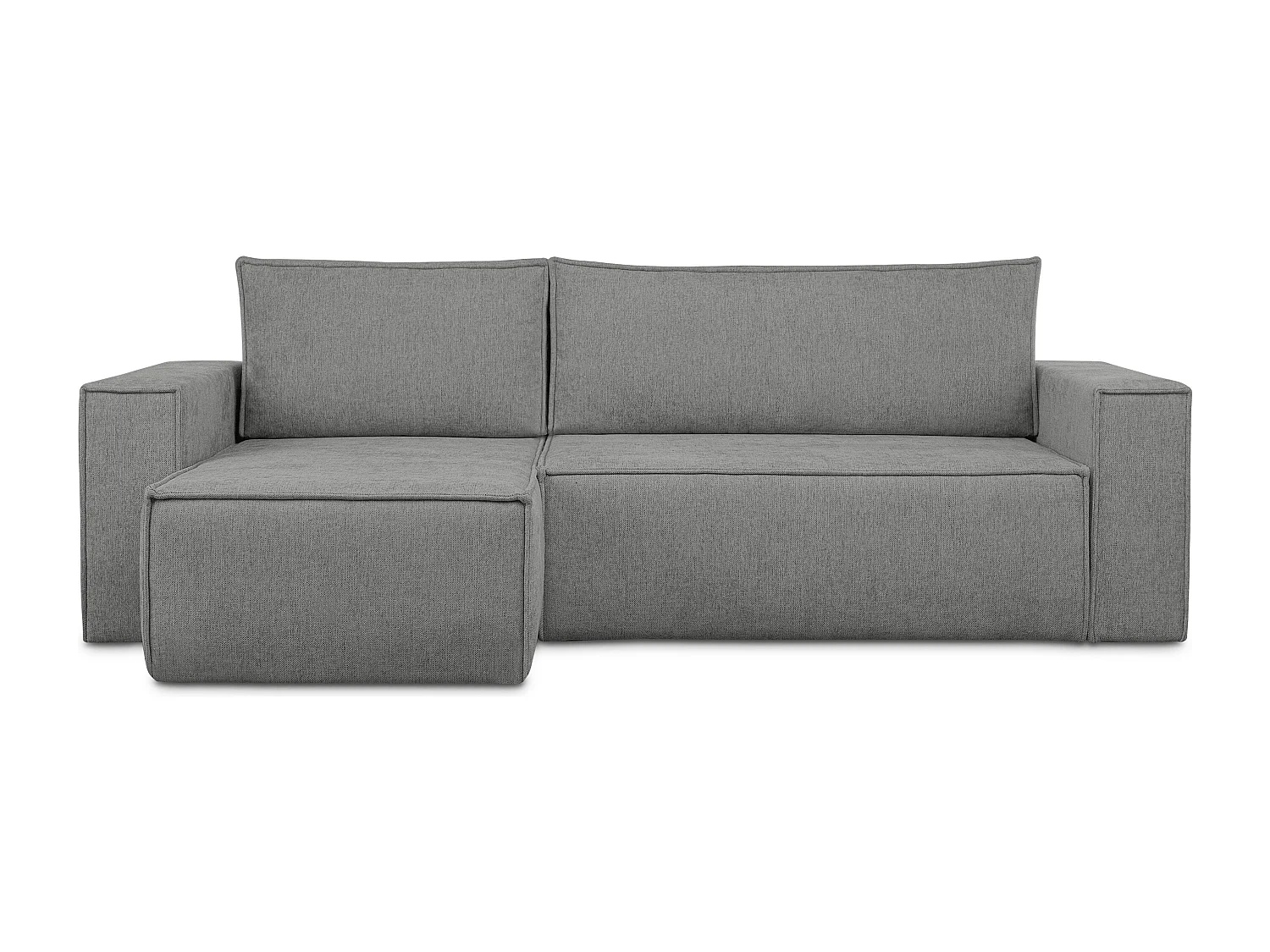 Ecksofa Big links/rechts - mit Schlaffunktion - grau - NAPI II