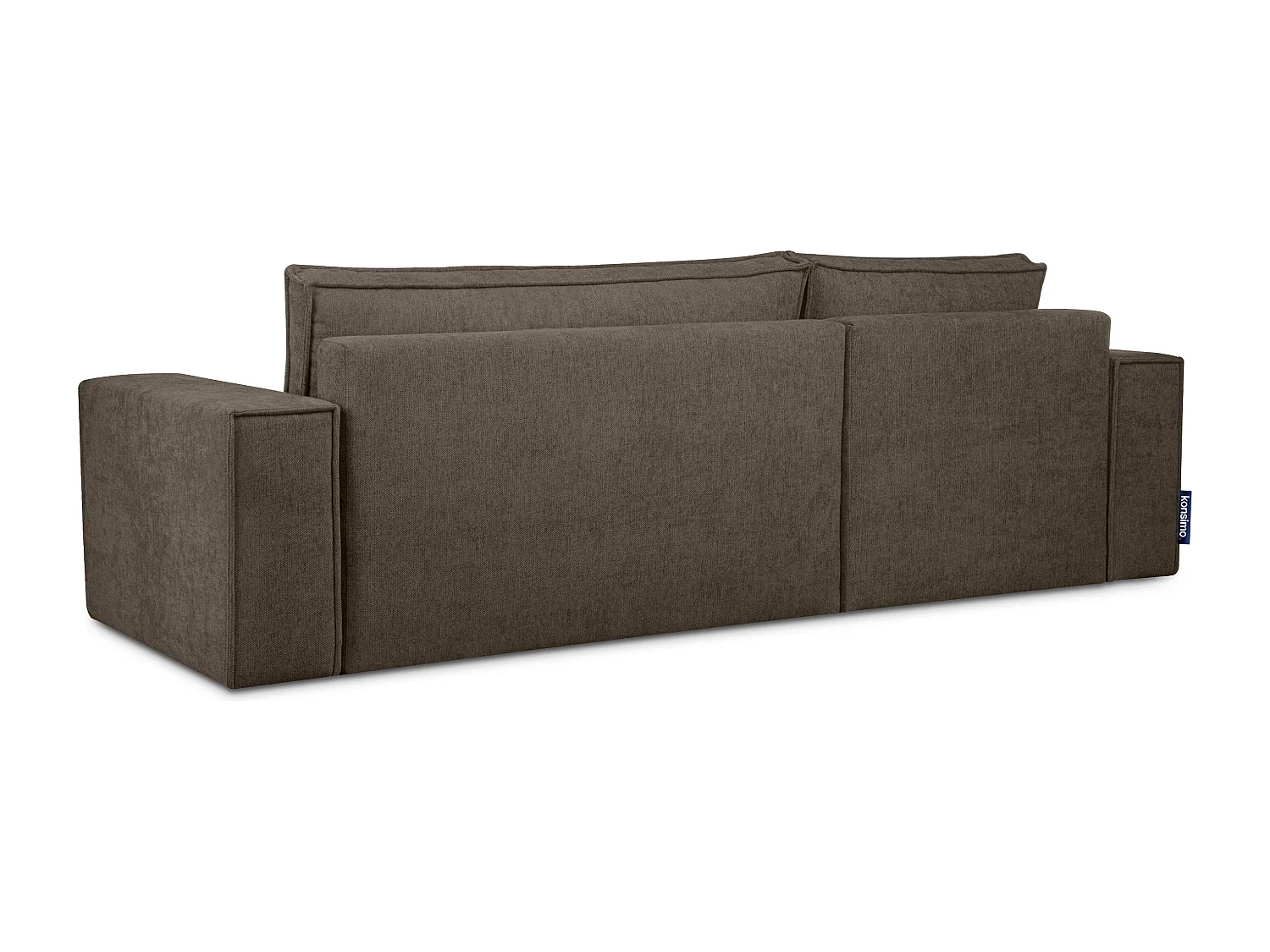 Ecksofa Big links/rechts - mit Schlaffunktion - braun - NAPI II