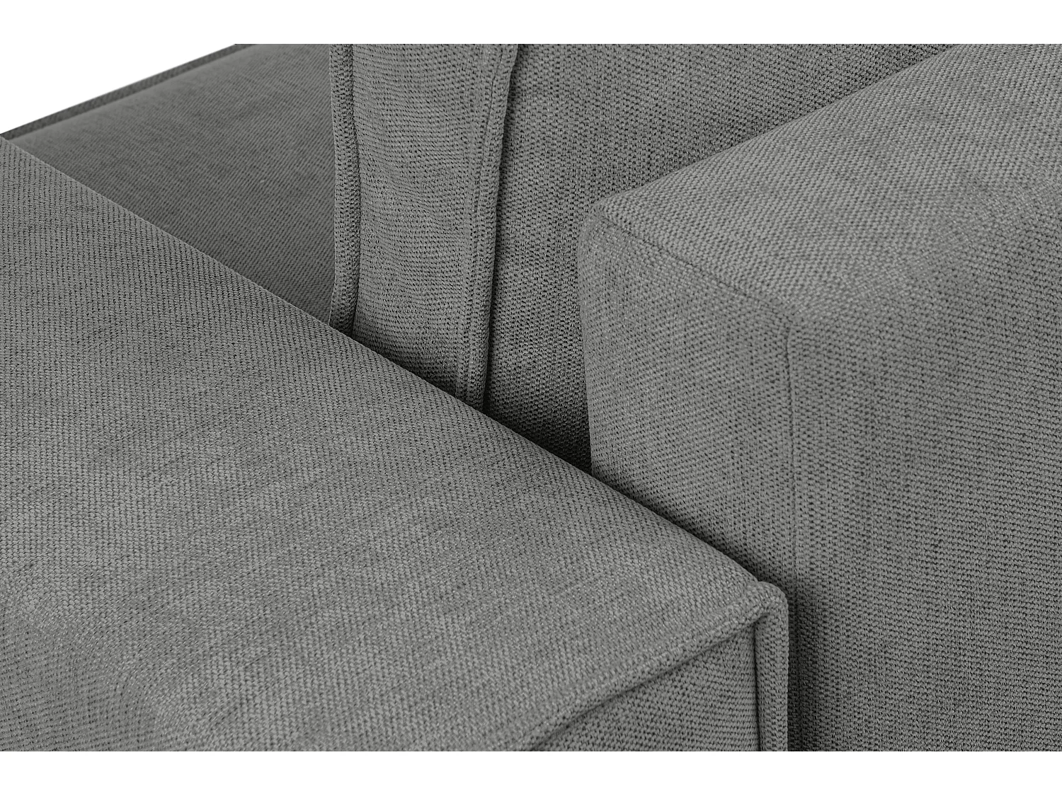 Sofa 3 Sitzer - mit Schlaffunktion - Modern - grau - NAPI II
