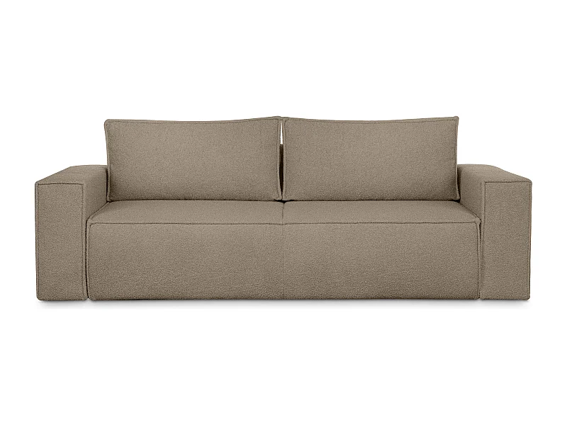 Sofa 3 Sitzer - mit Schlaffunktion - Modern - dunkelbeige - NAPI II