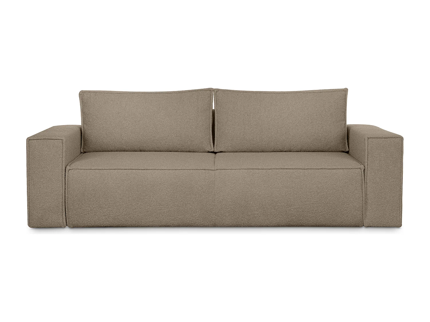 Sofa 3 Sitzer - mit Schlaffunktion - Modern - graubeige - NAPI II