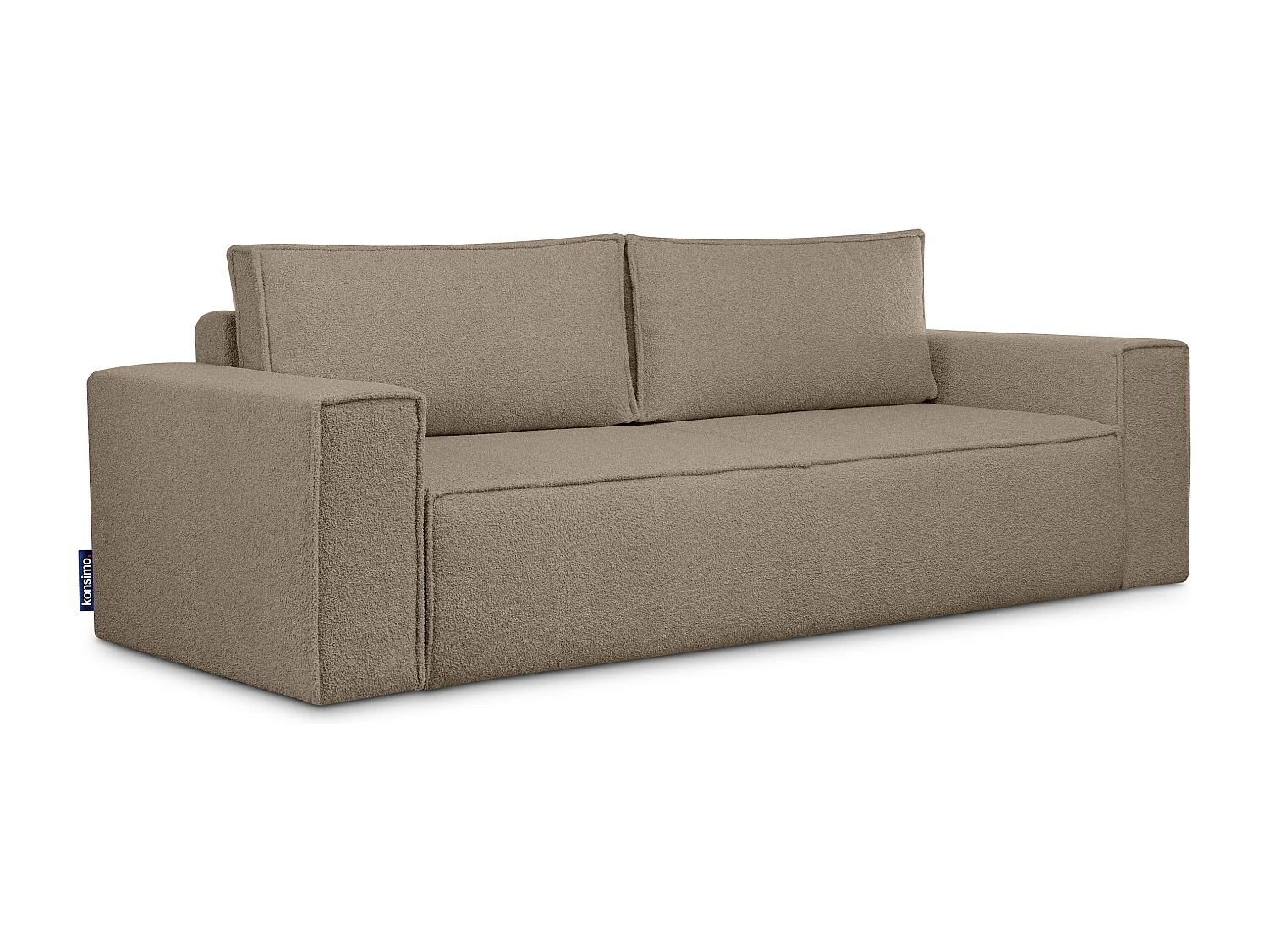 Sofa 3 Sitzer - mit Schlaffunktion - Modern - graubeige - NAPI II