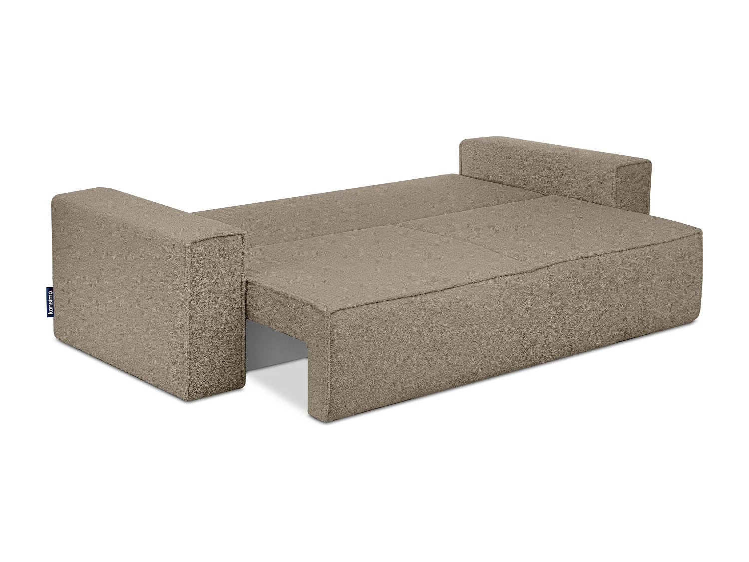 Sofa 3 Sitzer - mit Schlaffunktion - Modern - graubeige - NAPI II