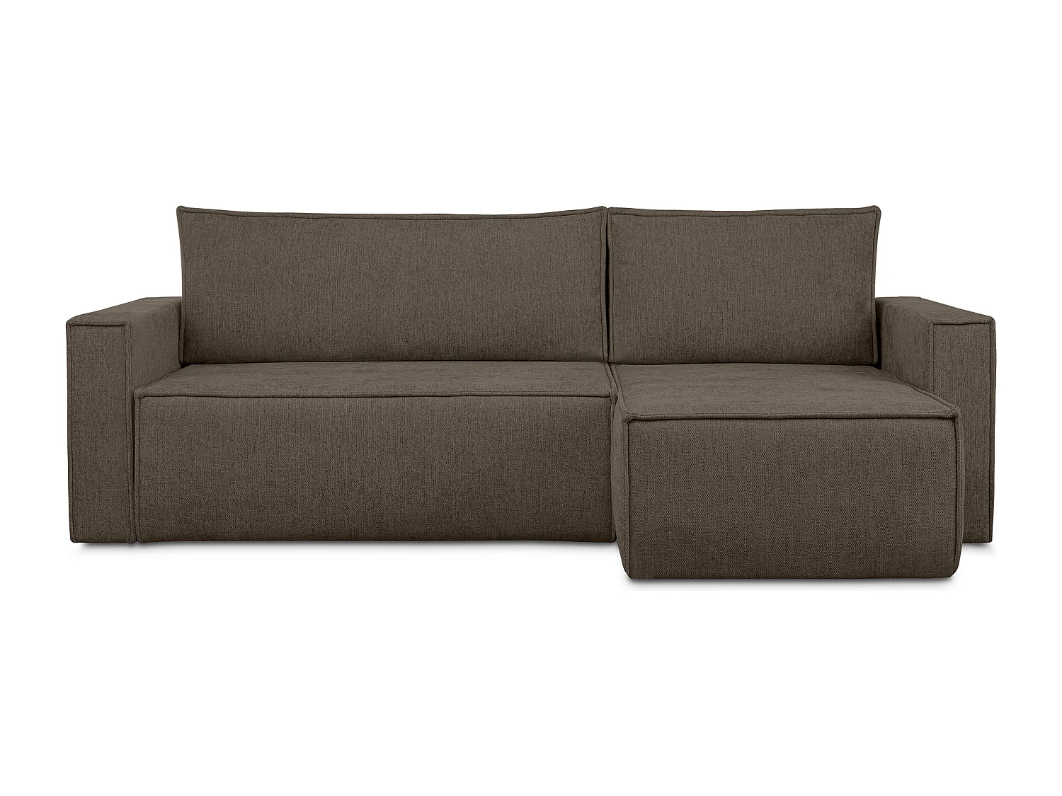 Universal Ecksofa links oder rechts - mit Schlaffunktion - Modern - braun - NAPI II