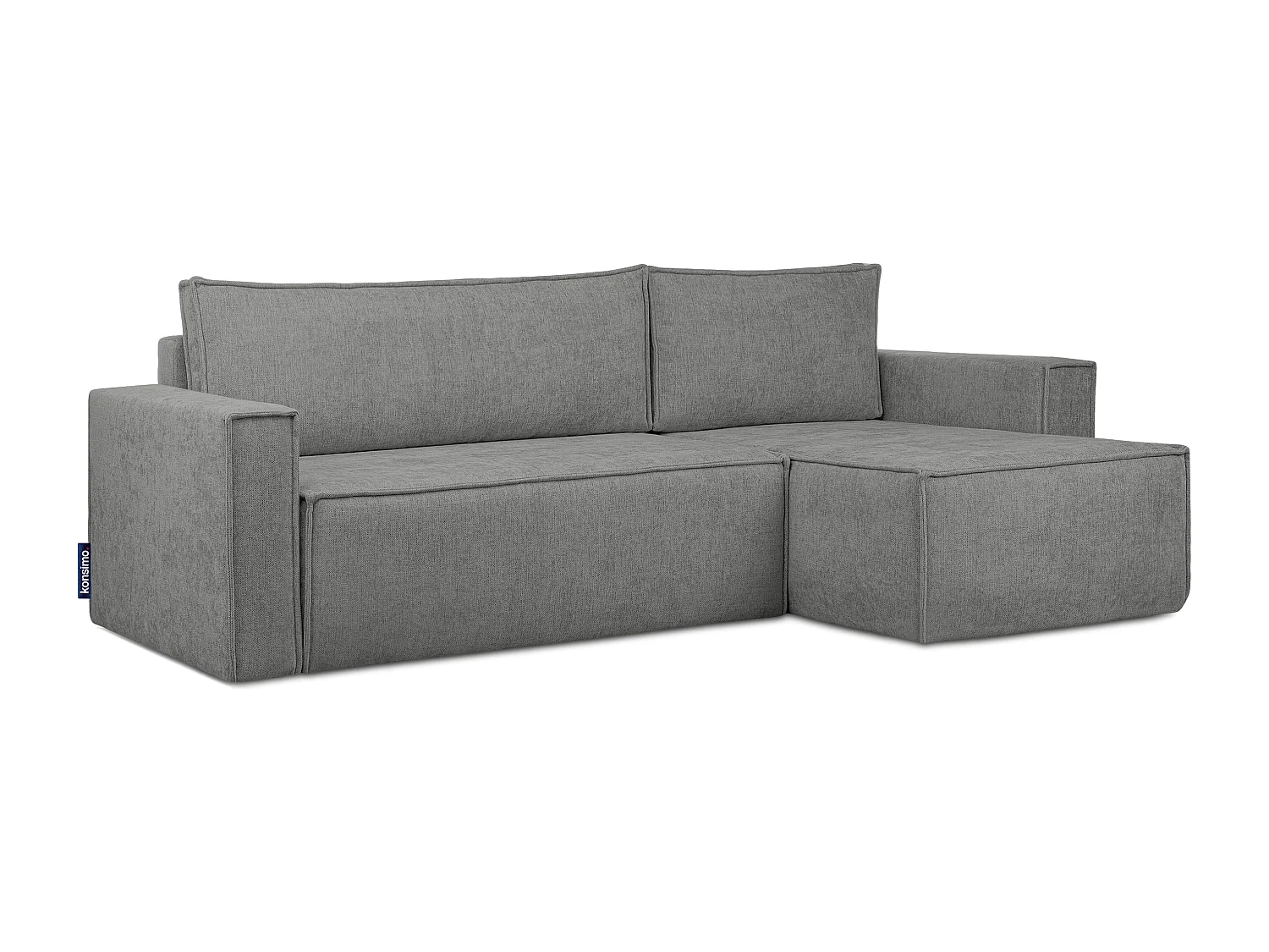 Universal Ecksofa links oder rechts - mit Schlaffunktion - Modern - grau - NAPI II