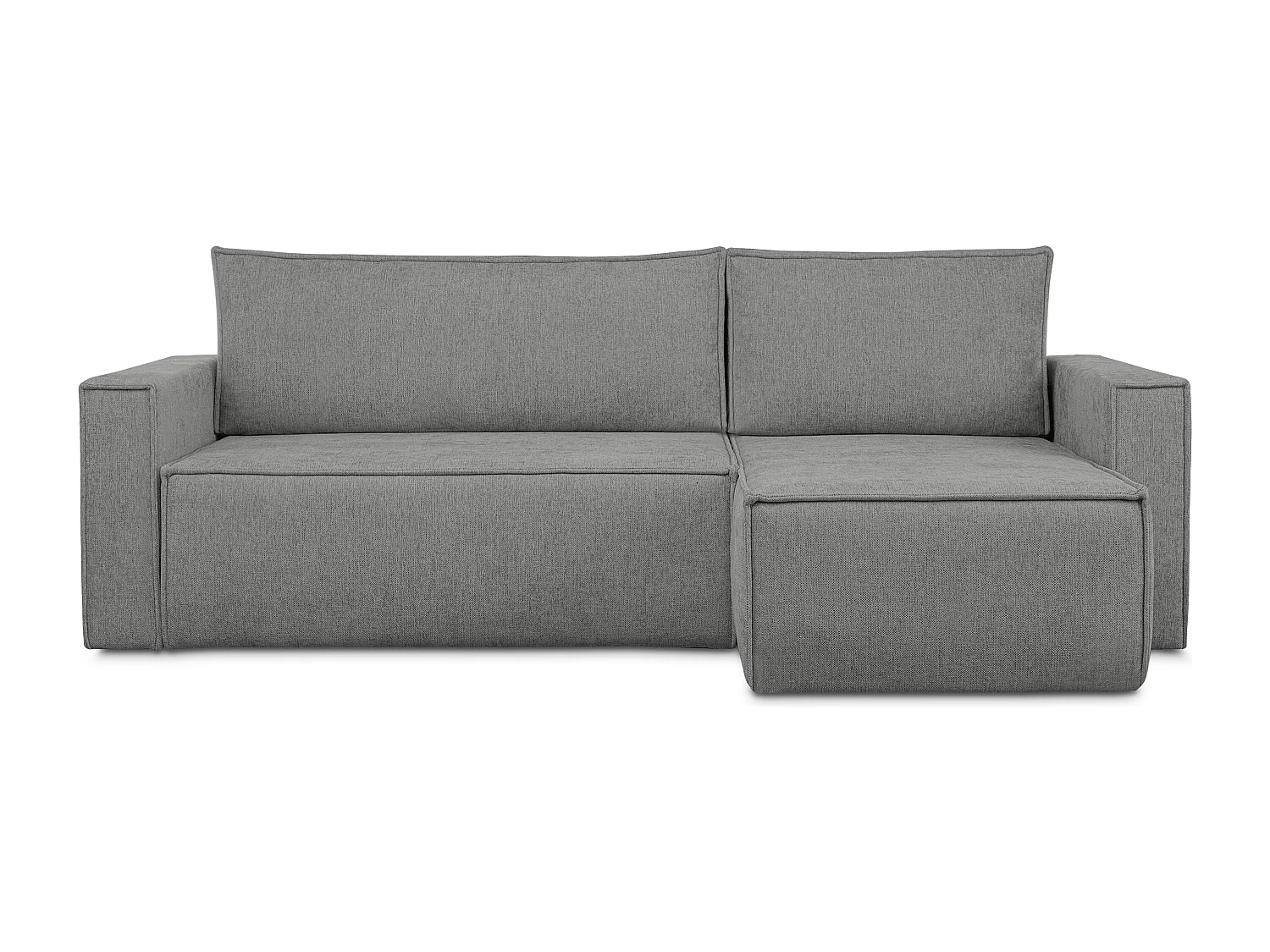 Universal Ecksofa links oder rechts - mit Schlaffunktion - Modern - grau - NAPI II
