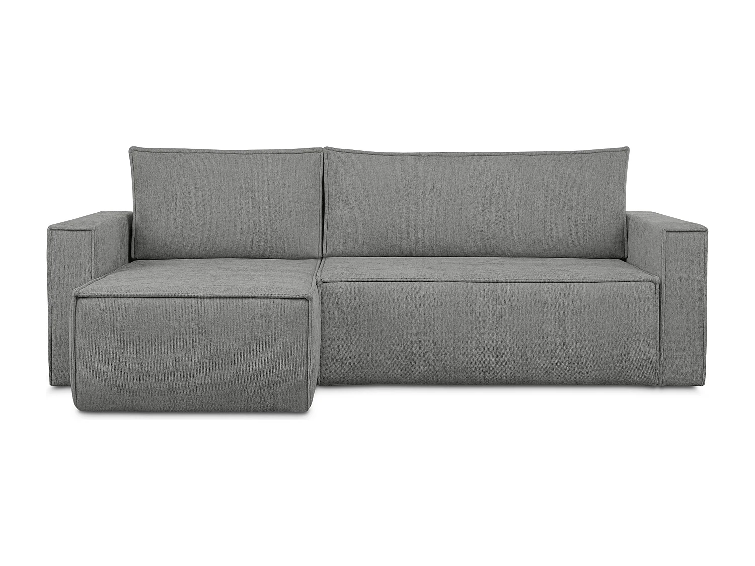 Universal Ecksofa links oder rechts - mit Schlaffunktion - Modern - grau - NAPI II