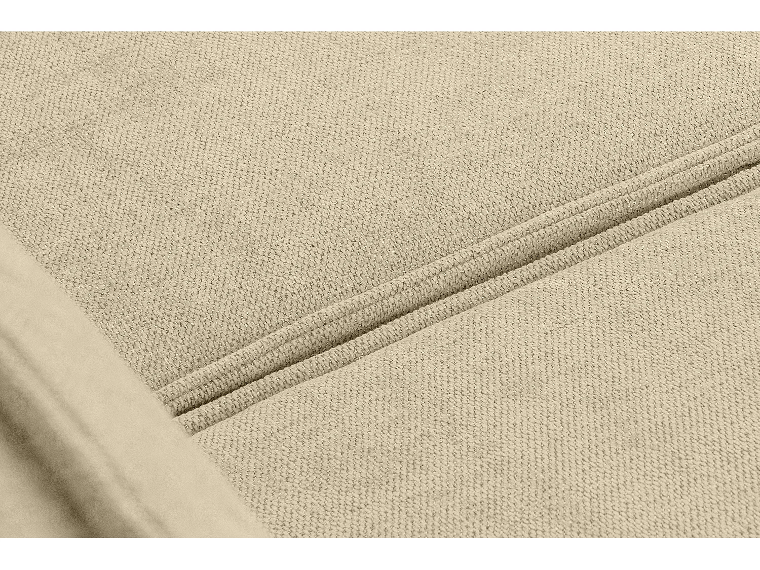 Universal Ecksofa links oder rechts - mit Schlaffunktion - Modern - dunkelcreme - NAPI II