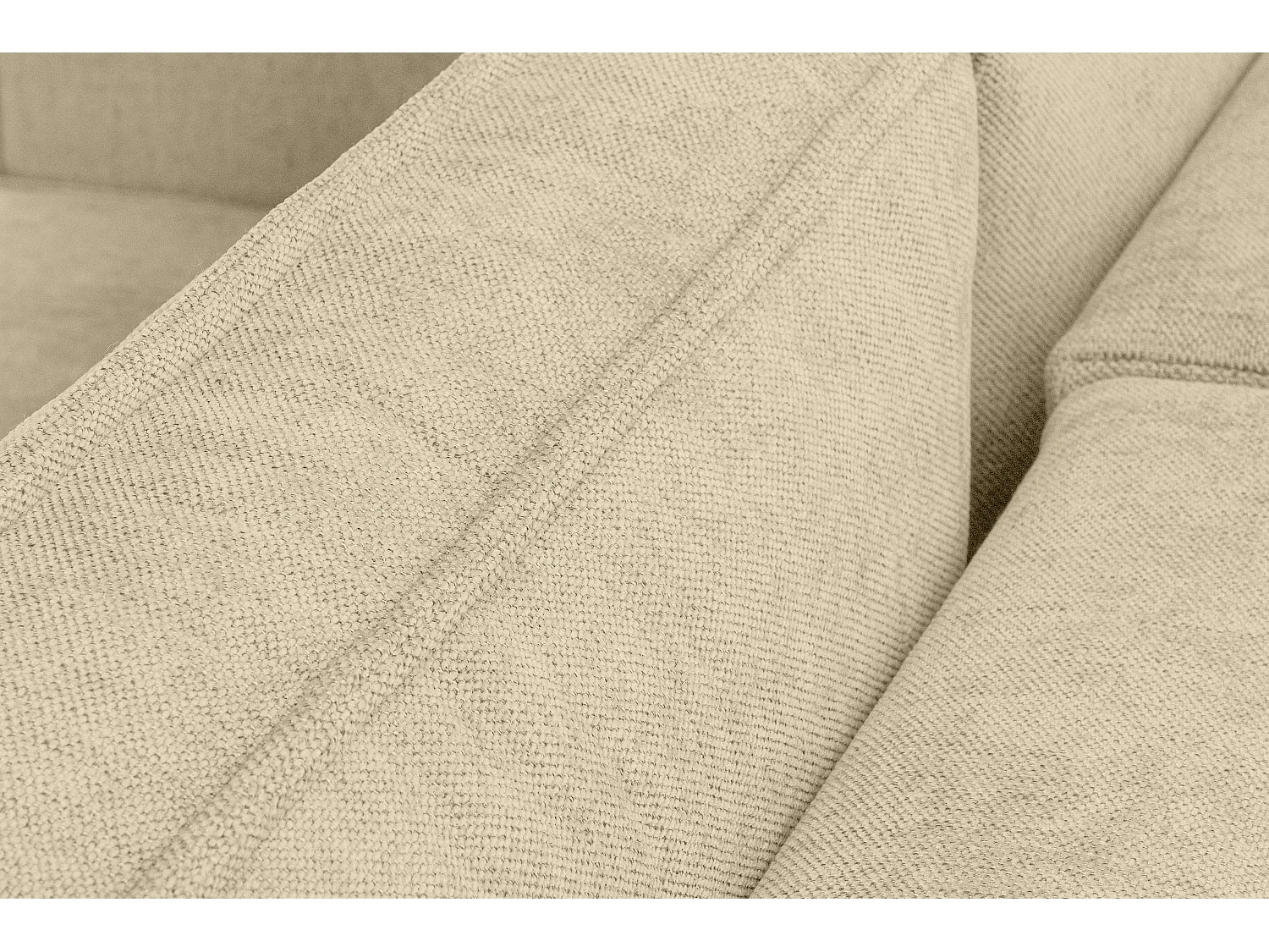 Universal Ecksofa links oder rechts - mit Schlaffunktion - Modern - dunkelcreme - NAPI II