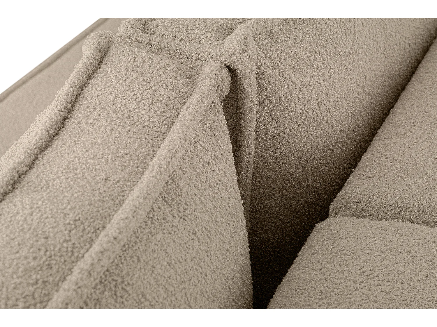 Sofa 3 Sitzer - mit Schlaffunktion - Modern - hellbeige - NAPI II