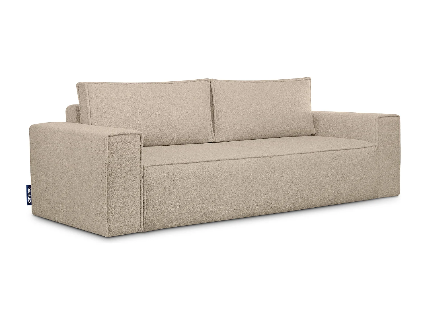 Sofa 3 Sitzer - mit Schlaffunktion - Modern - hellbeige - NAPI II