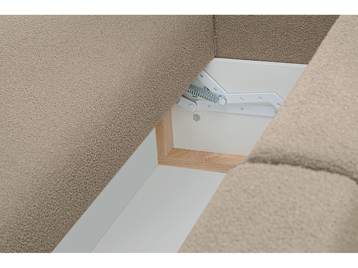 Sofa 3 Sitzer - mit Schlaffunktion - Modern - hellbeige - NAPI II