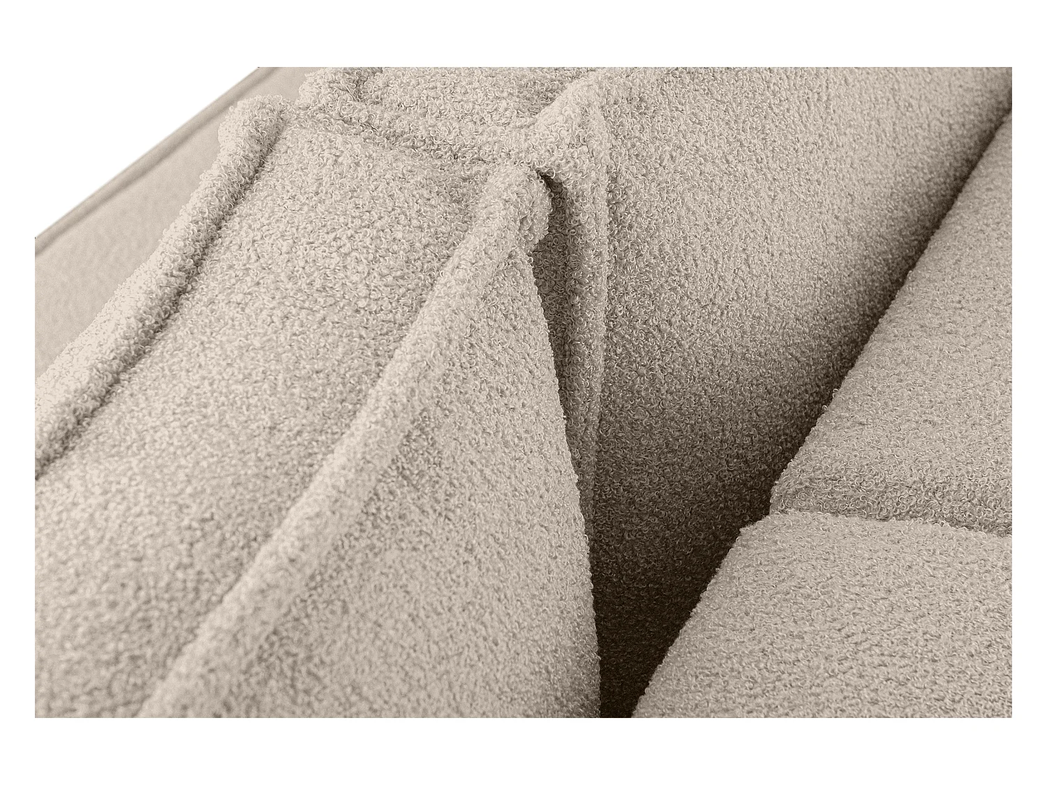 Sofa 3 Sitzer - mit Schlaffunktion - Modern - elfenbein - NAPI II