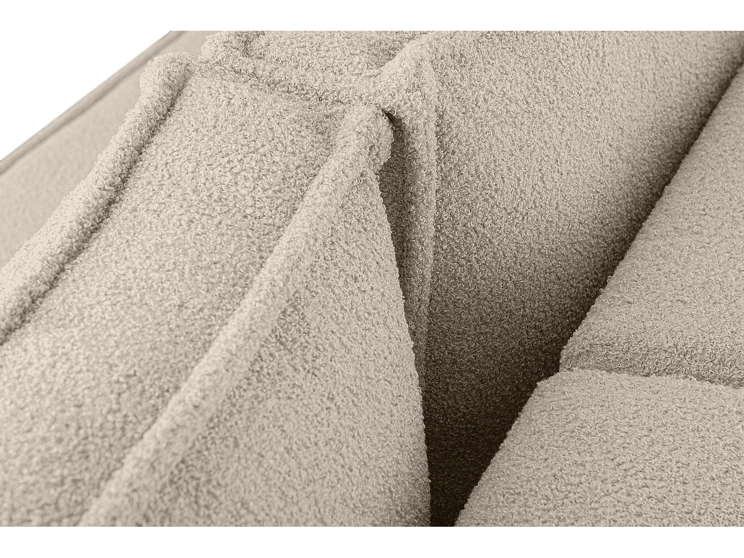 Sofa 3 Sitzer - mit Schlaffunktion - Modern - elfenbein - NAPI II