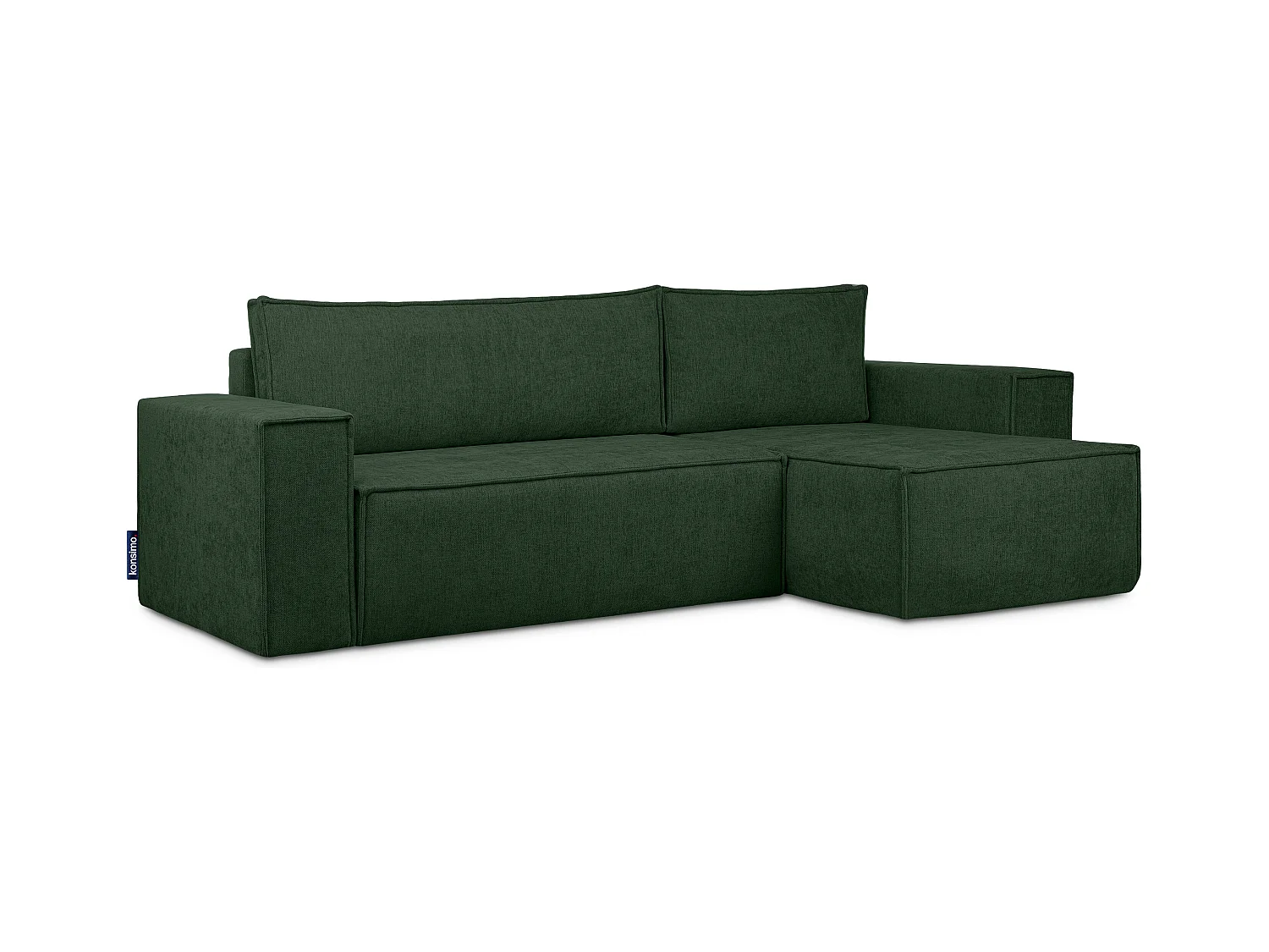 Ecksofa Big links/rechts - mit Schlaffunktion - grün - NAPI II