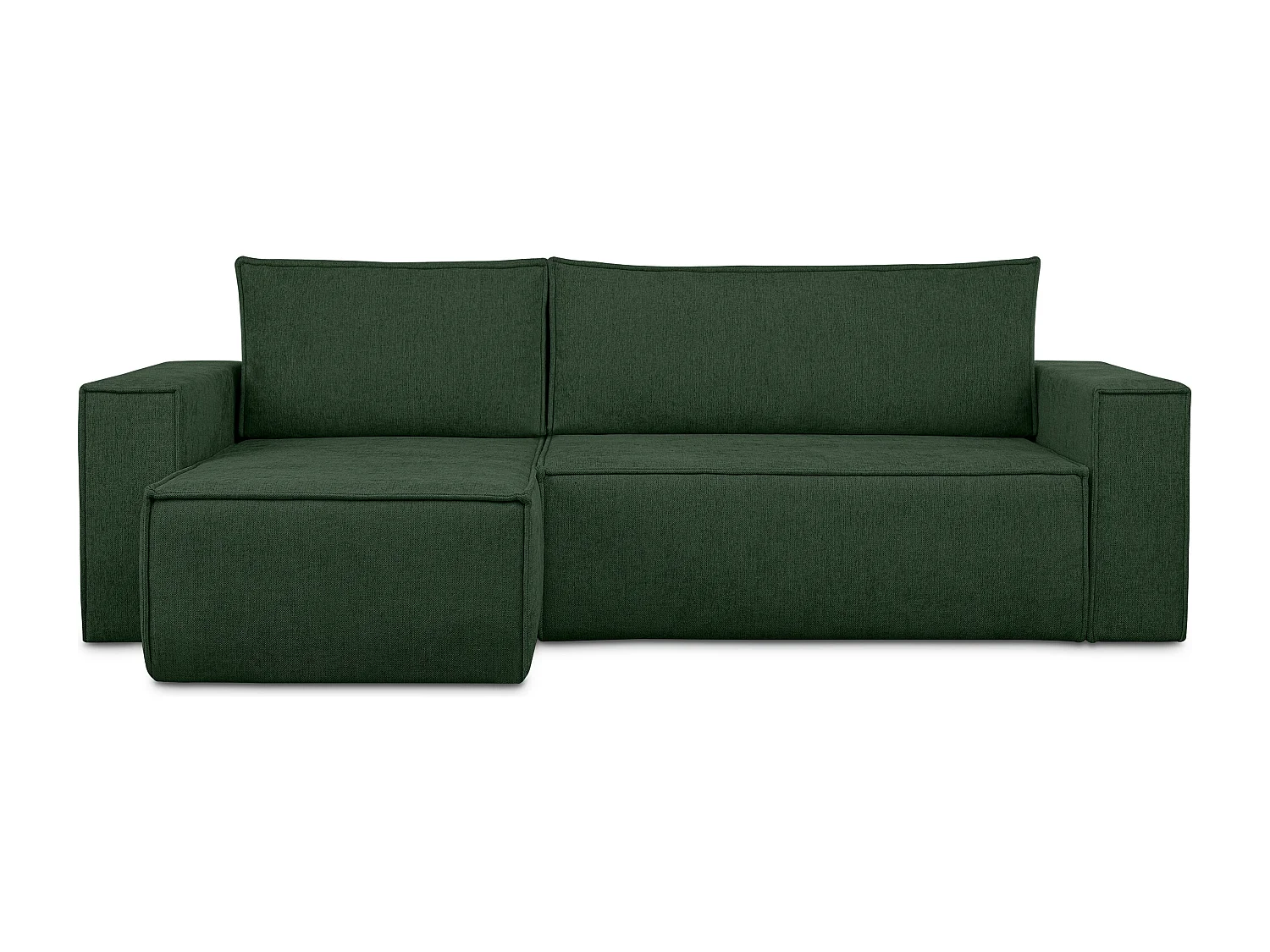 Ecksofa Big links/rechts - mit Schlaffunktion - grün - NAPI II