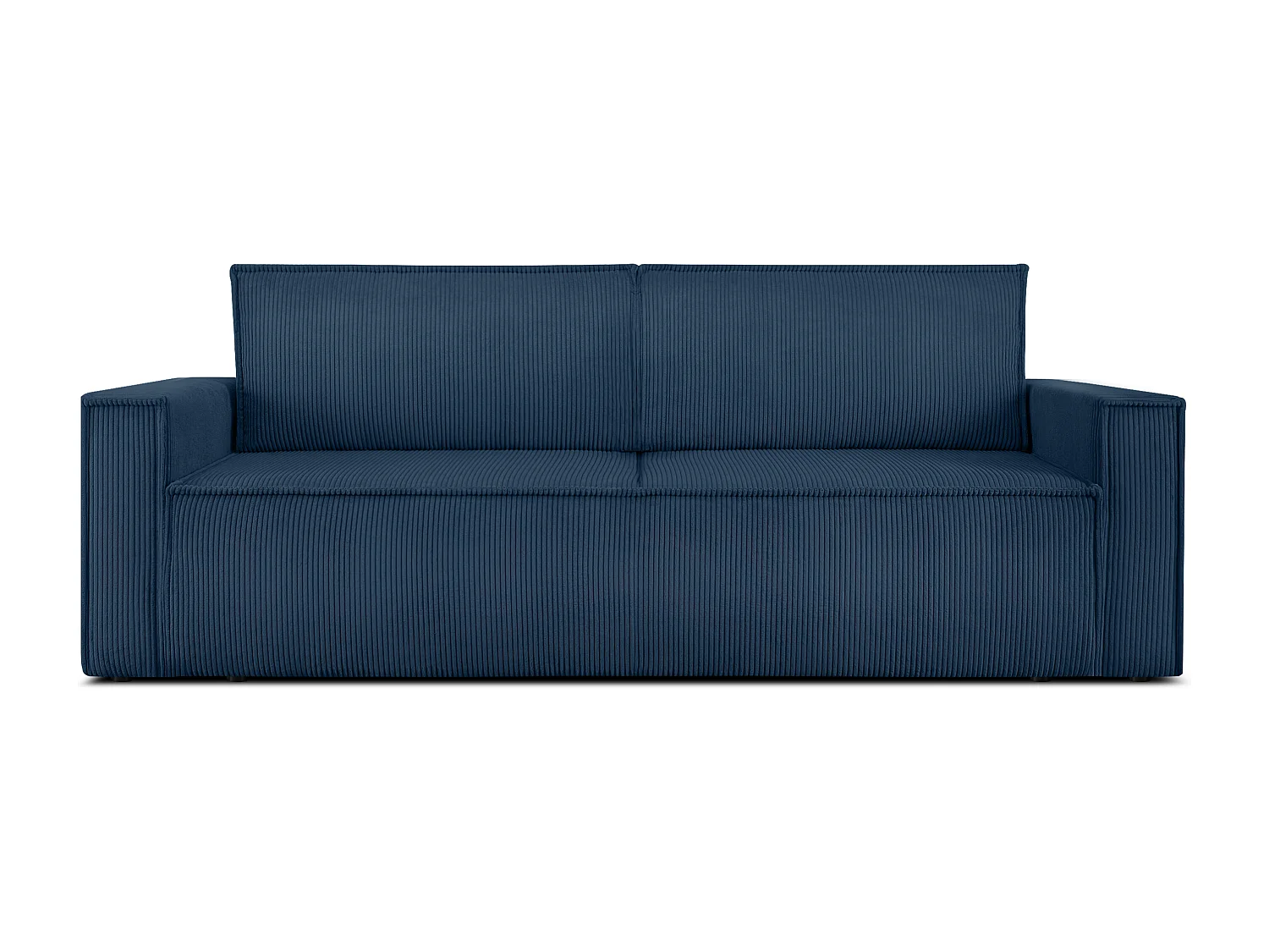 Schlafsofa in Pet Friendly Cord-Stoff - marineblau - NAPI