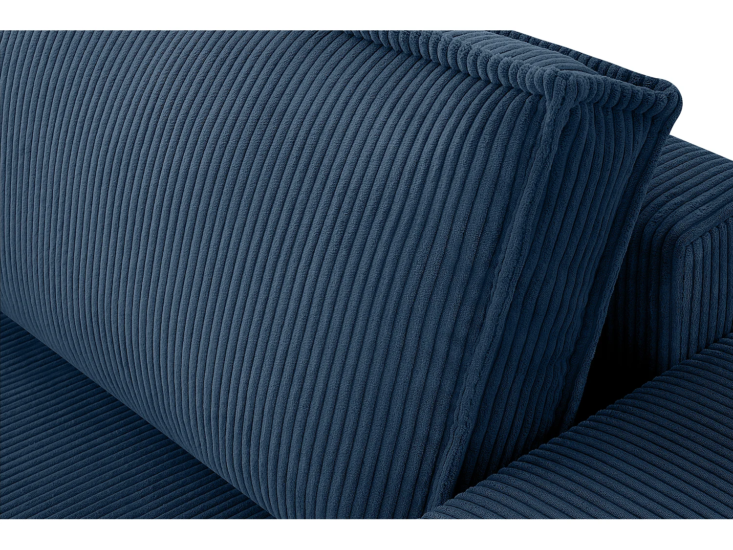 Schlafsofa in Pet Friendly Cord-Stoff - marineblau - NAPI