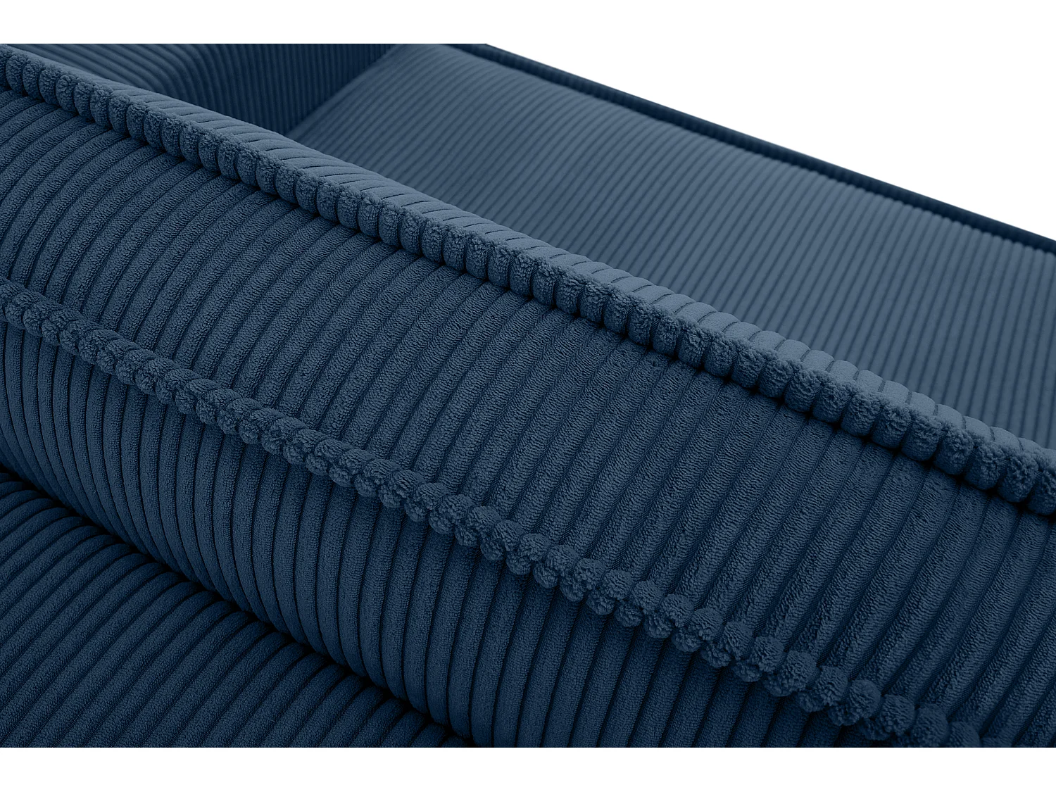 Schlafsofa in Pet Friendly Cord-Stoff - marineblau - NAPI