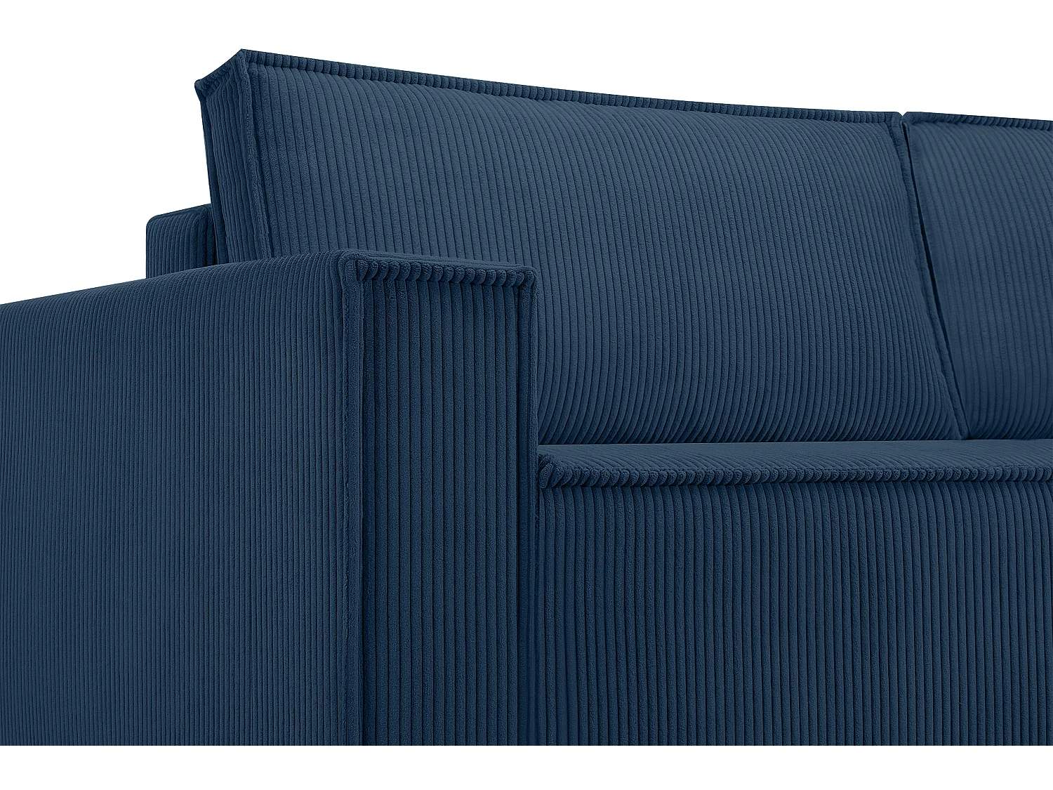 Schlafsofa in Pet Friendly Cord-Stoff - marineblau - NAPI